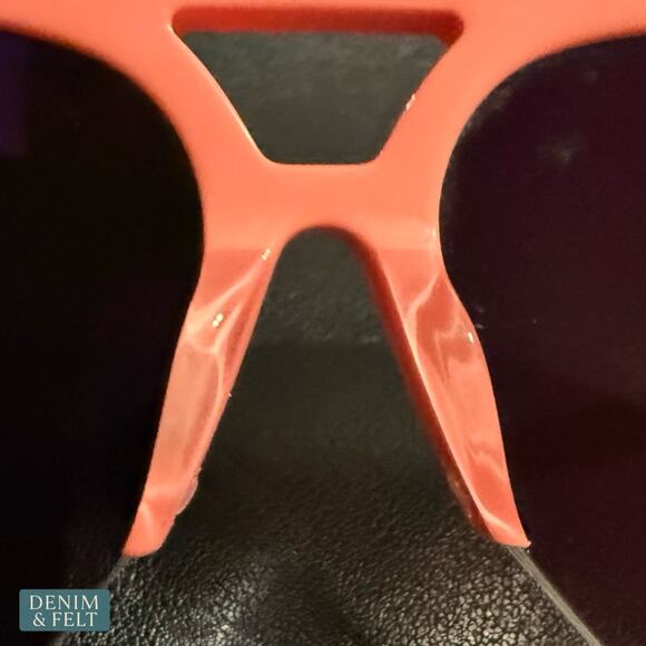 Stella McCartney Chain Aviator Sunglasses Peach Gradient Italy Luxe Statement main image 8